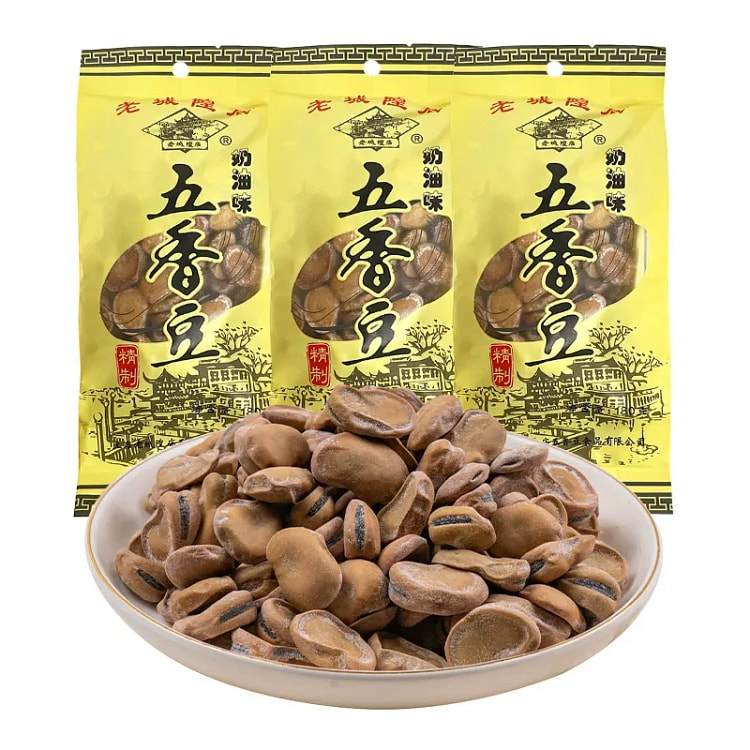 Shanghai Laochengmiao Five-spice Beans (Cream)1pc 180 g