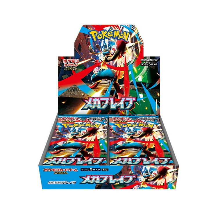 宝可梦卡牌MEGA扩展包超级勇气BOX 1 个