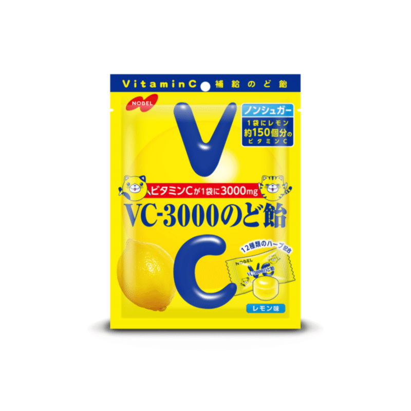 NOBEL VC-3000 Hard Candy Lemon Flavor 90g 90 g
