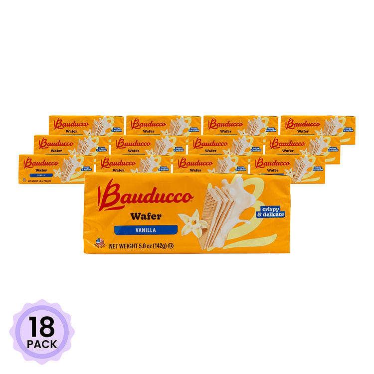Bauducco Vanilla Wafer 5 oz*18 pack