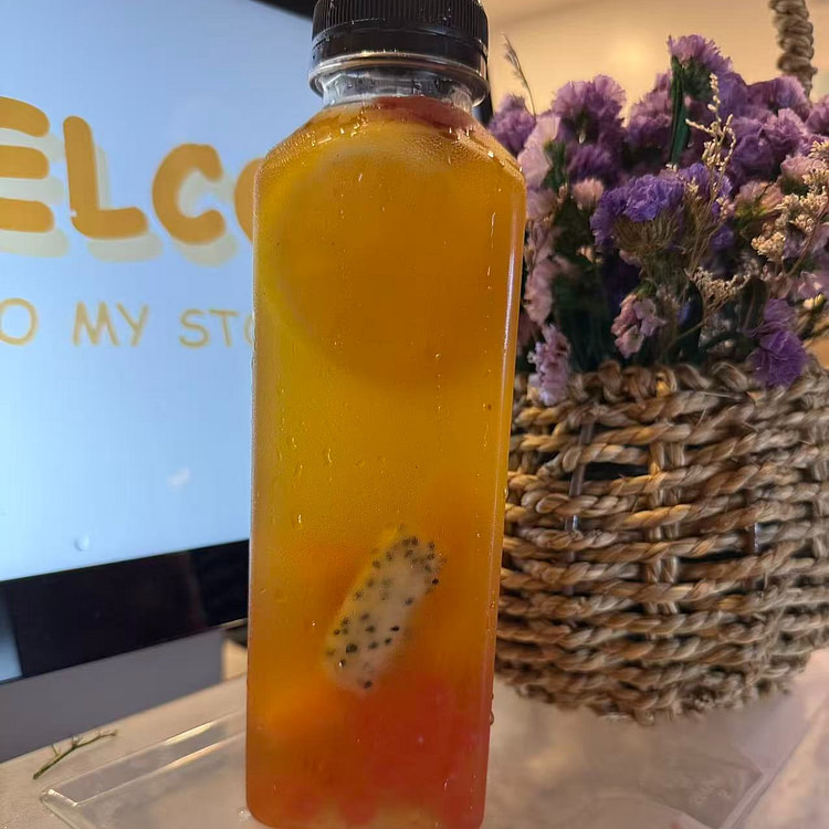 Super Mix Fruit Tea with Popping Boba