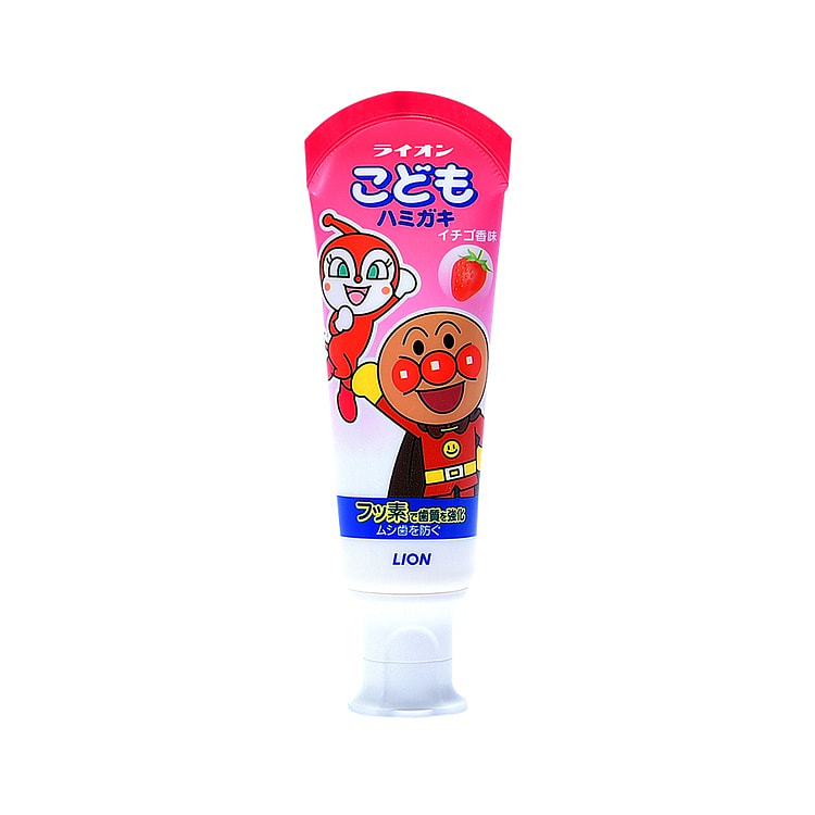 LION 狮王 面包超人儿童牙膏 草莓味