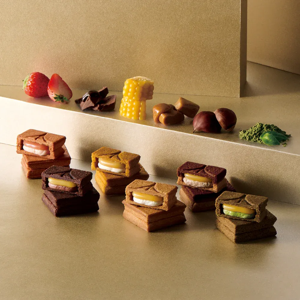 8 flavors of butter biscuits gift box 8 pieces - Weee!
