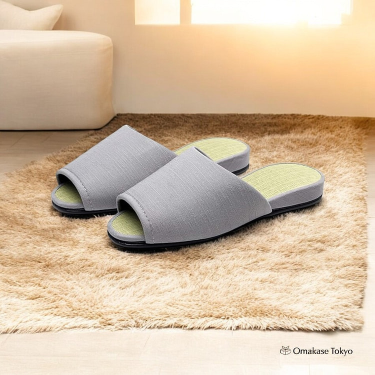 [MOON ROOM] Tatami Slippers- Gray L 200 g