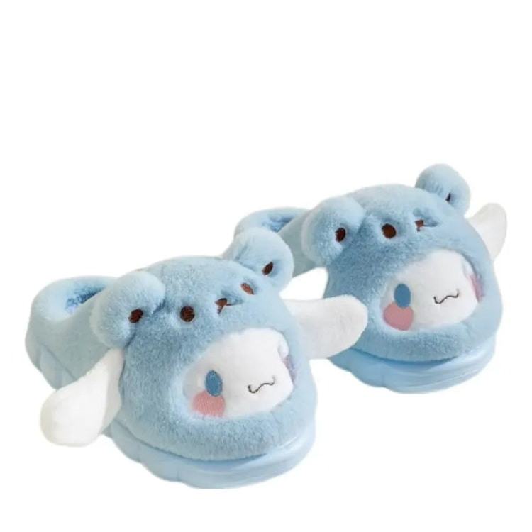 Sanrio Autumn/Winter Cotton Slippers Cute  Children Adult-Cinnamoroll 38-39