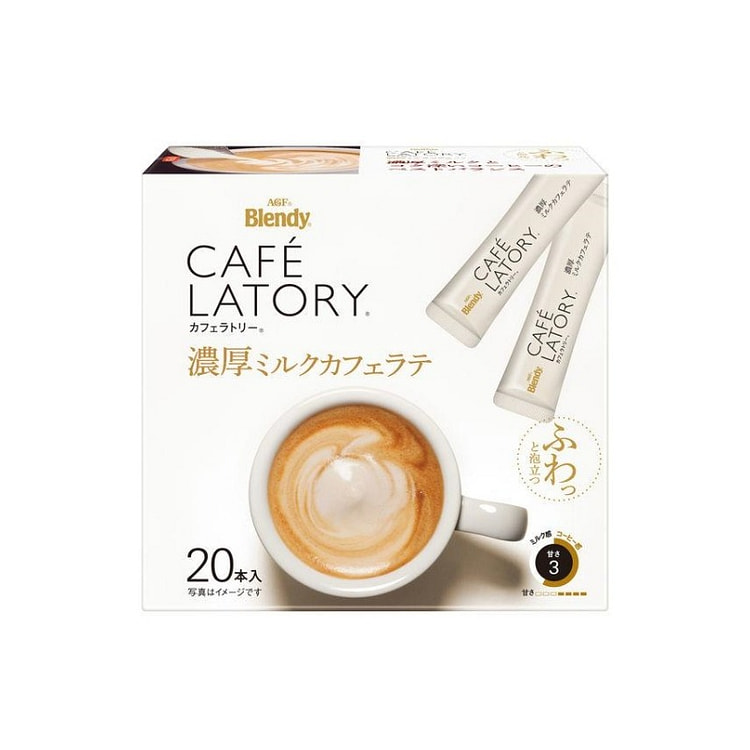 AGF ブレンディカフェラトリースティック 濃厚ミルクカフェラテ20本入