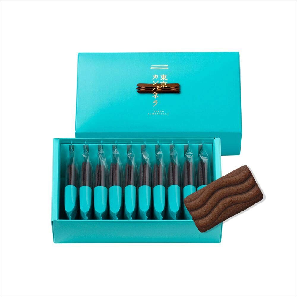 Tokyo Campanella Chocolate Langue De Chat 10 pcs 1 box
