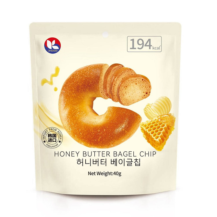 K-CHOICE Honey Butter Flavor Bagel Chips 40g 40 g