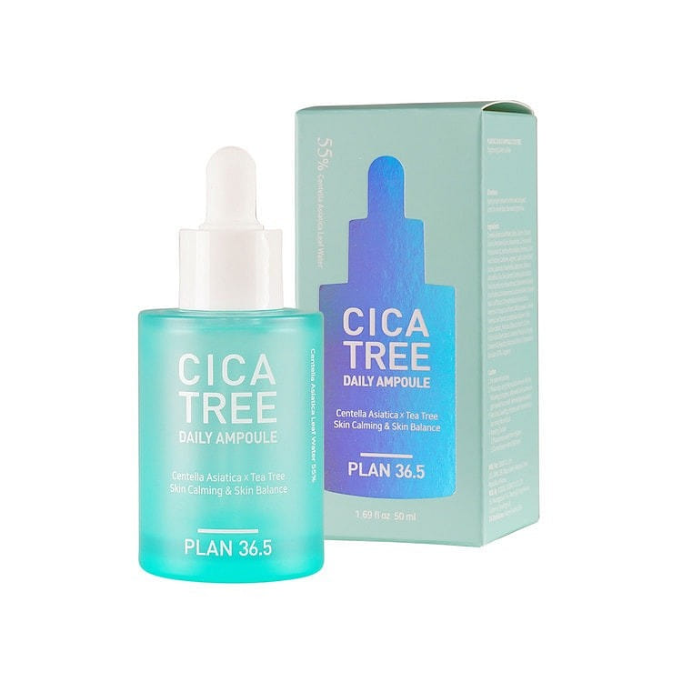 PLAN 36.5 Cica Tree Daily Ampoule for Blemishes and Acne Prone Skin 50 ml
