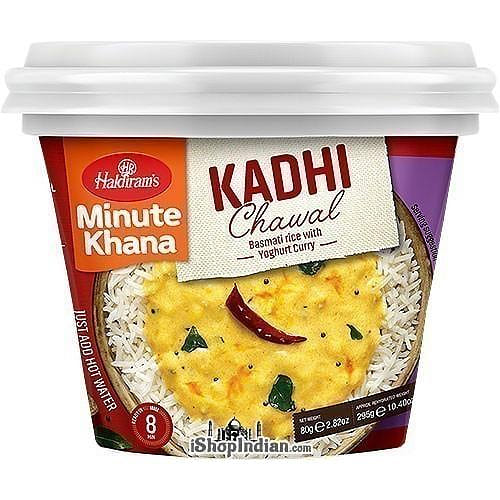 Haldiram’s Instant Kadhi Chawal – Basmati Rice with Yoghurt Curry , 2.82 oz pack 2.82 oz