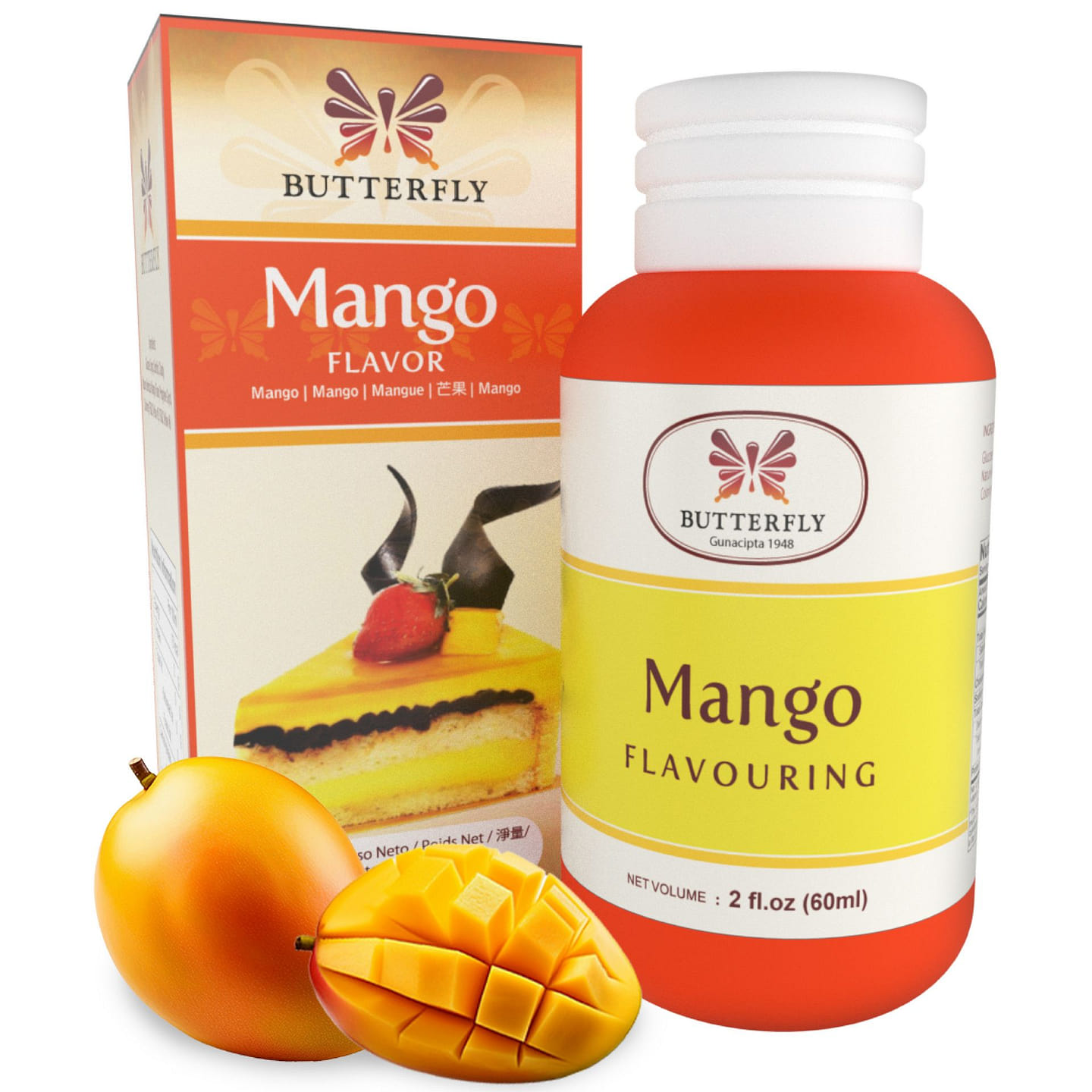 Butterfly Flavoring Paste Mango 60ml – Pack of 1 60 ml