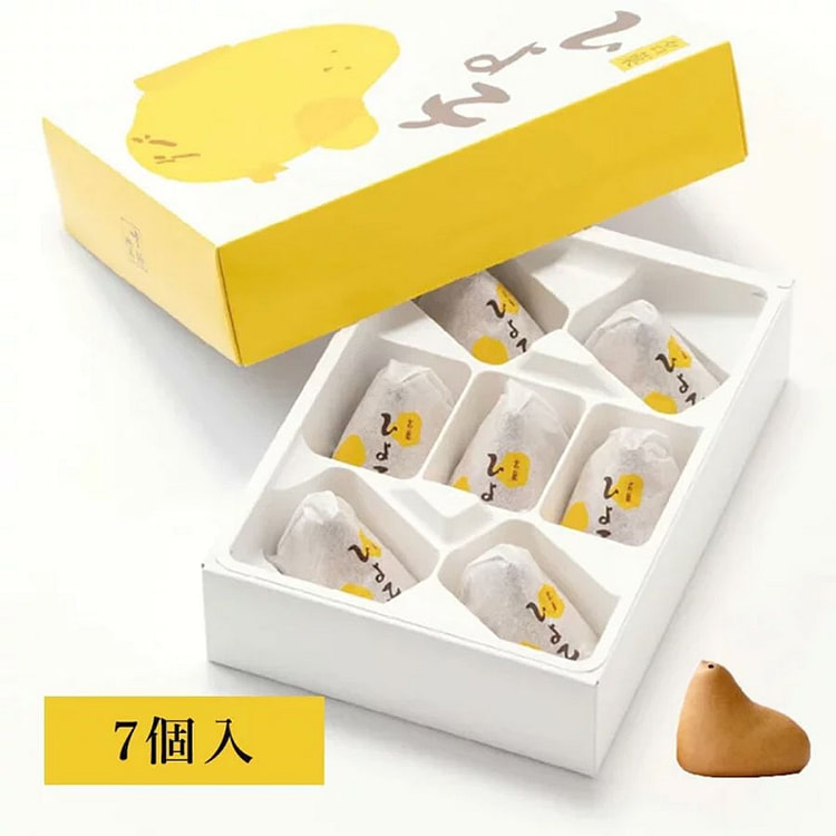 Chick-Shaped Filled Cake Cookies 7pcs/