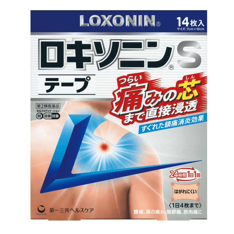 Daiichi-Sankyo Loxonin soreness Relief Patch 14PCS 1 each