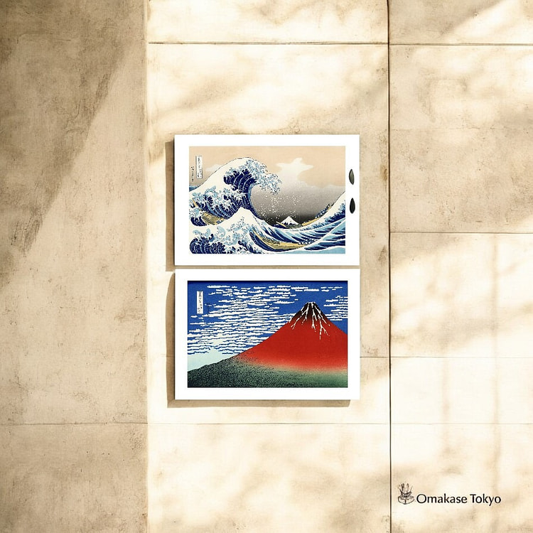 The Great Wave Off Kanagawa Poster Set 320 g
