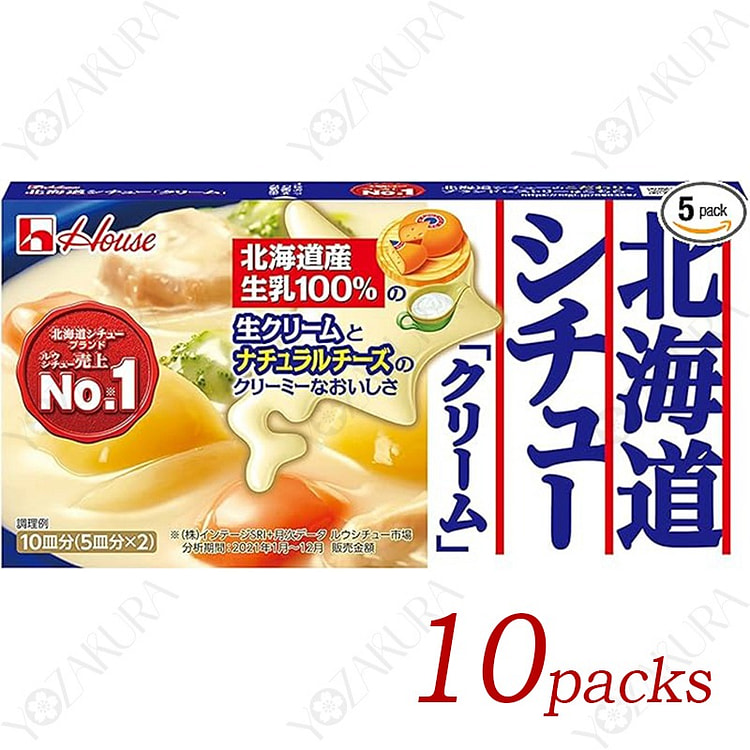 HOUSE Hokkaido Stew Cream Flavour 180g * 10 packs