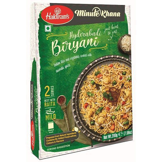 Haldiram’s Minute Khana, Hyderabadi Biryani 200g 1 each