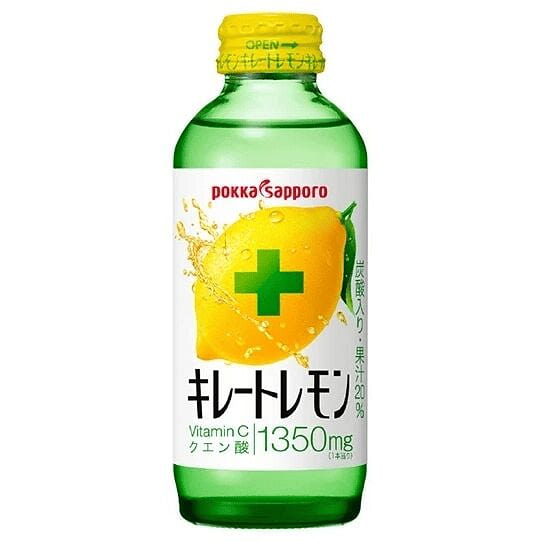 Pokka Sapporo Lemon Juice Carbonated Drink 155ml 1 bottle