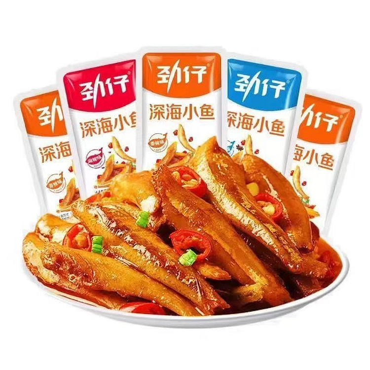 劲仔 麻辣鱼干混合味 70 克