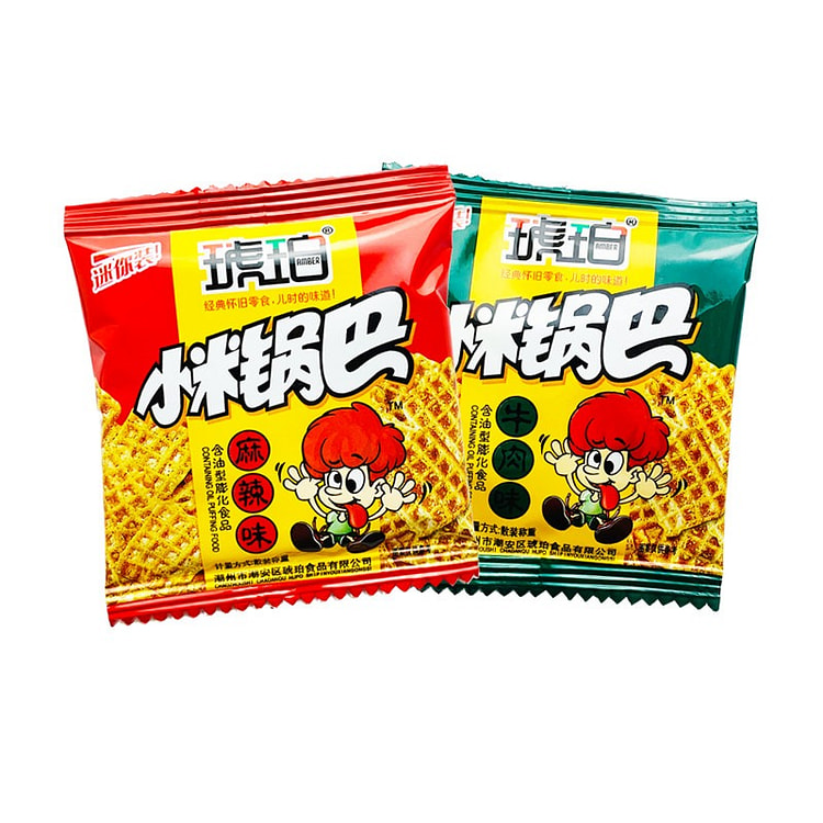 琥珀小米锅巴零食小袋装22g*2袋 44 克