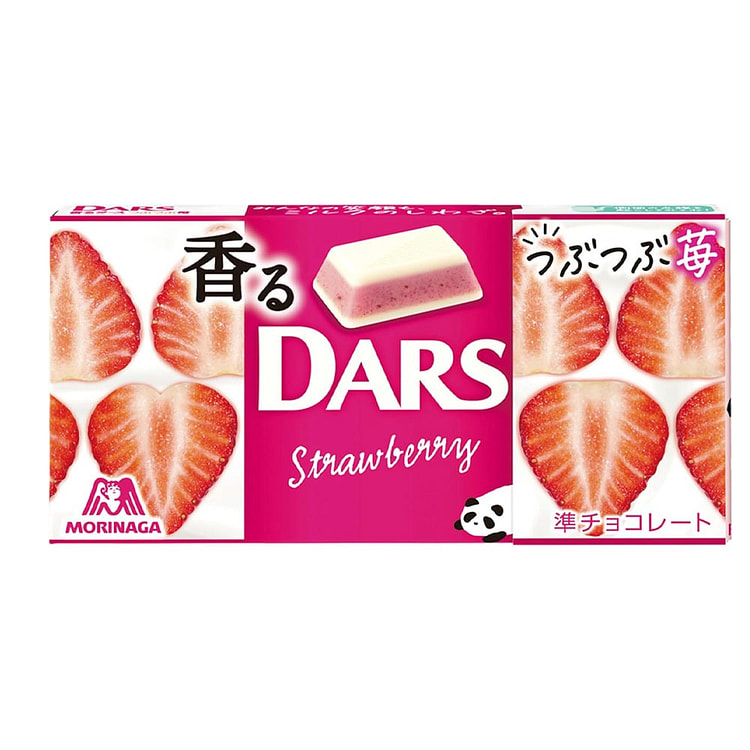 Morinaga Fragrant Dars Strawberry Bits 12 Pieces