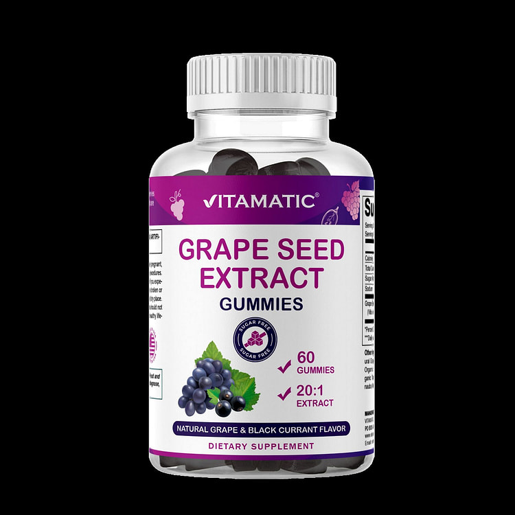 Grape Seed Extract Gummies, 60 Gummies 1 each