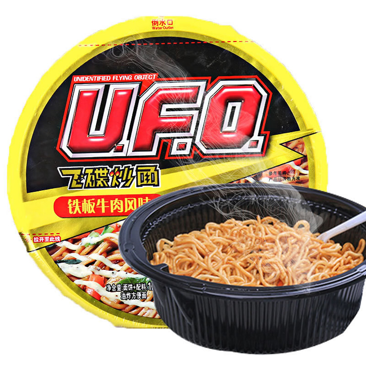 日清Nissin UFO飞碟炒面干拌 铁板牛肉风味