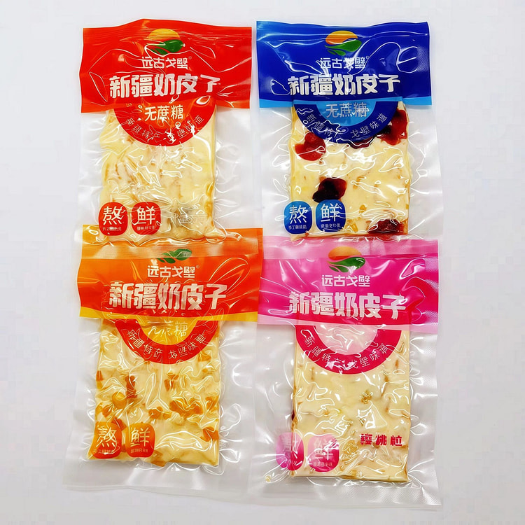 新疆奶皮子芒果味500g无蔗糖奶制品零食奶盖 500 克