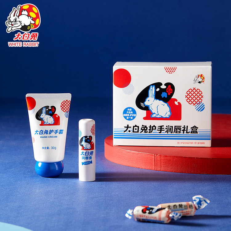 White Rabbit Hand Cream & Lip Balm Gift Box