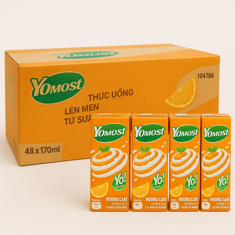 Yomost 橙味酸奶饮料 170ml x 48支