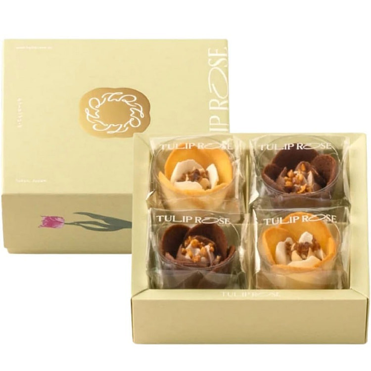 东京玫瑰TULIP ROSE 郁金香玫瑰4枚/