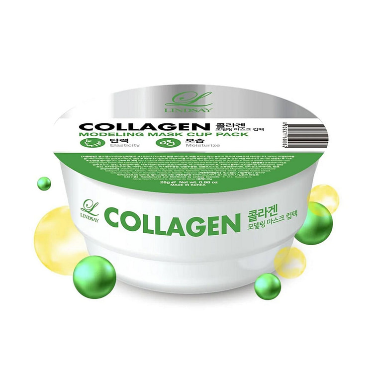 LINDSAY Collagen Modeling Mask Cup Pack 28g