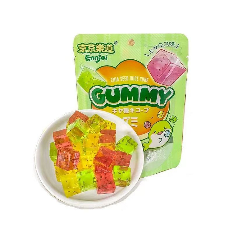 京京乐道 奇亚籽颗粒软糖 50 克