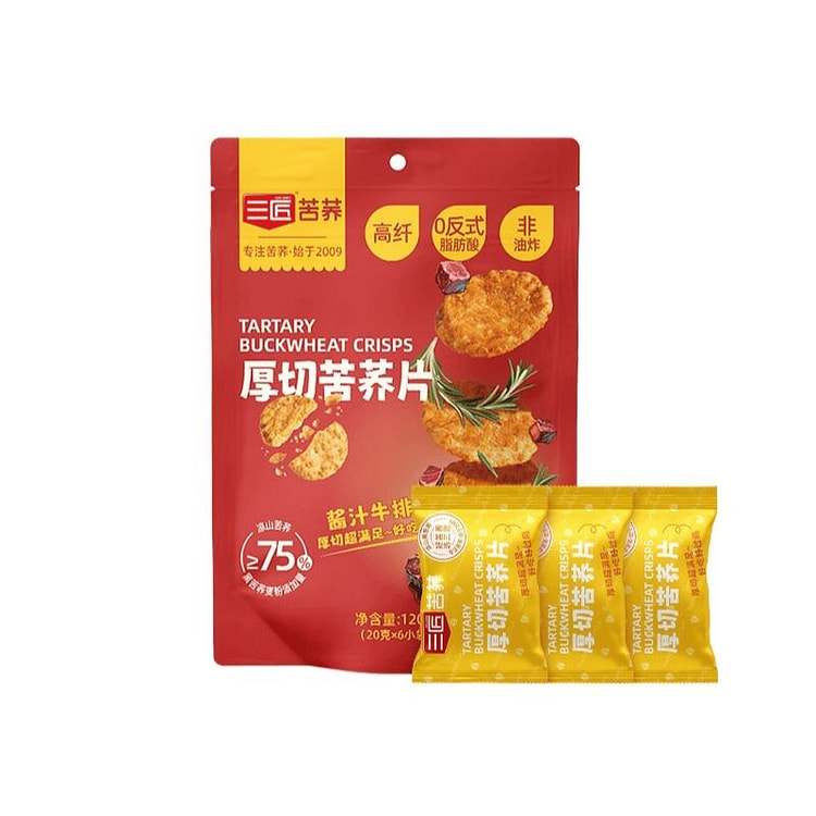 San Jiang Steak Buckwheat Chips 120g*1 120 g