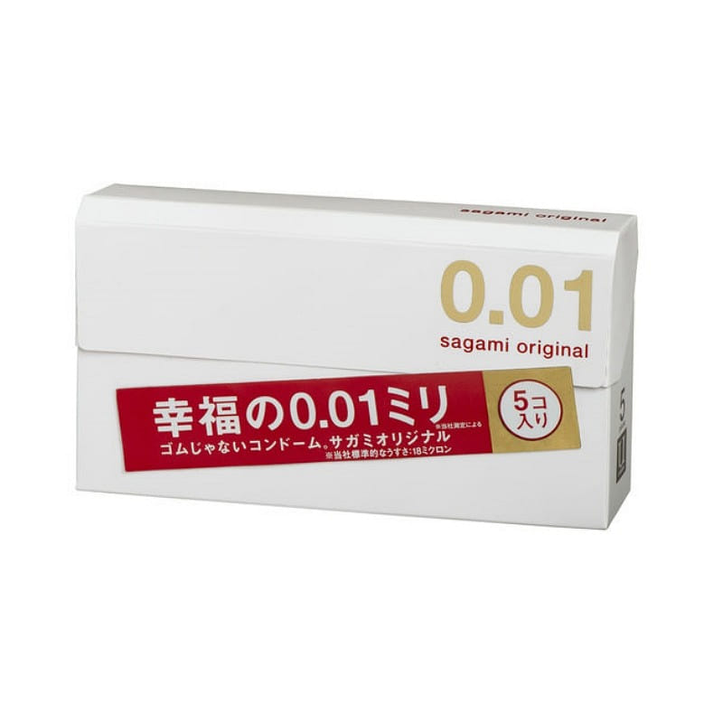 Sagami Original 0.01 Condoms 5 Pcs 1 box