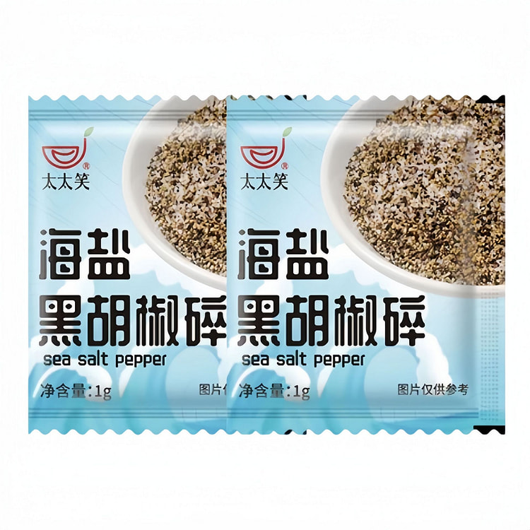 太太笑 海盐黑胡椒碎牛排沙拉减脂  1g*50包 50 克