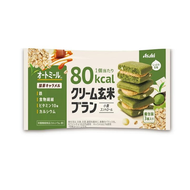 Japan Direct Mail Japan ASAHI Genmi Series Matcha Sandwich Biscuits 54g