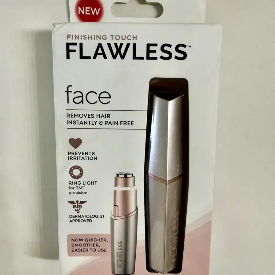 finishing and touch flawless face hair remover wit 1 box