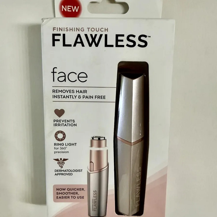 finishing and touch flawless face hair remover wit 1 box