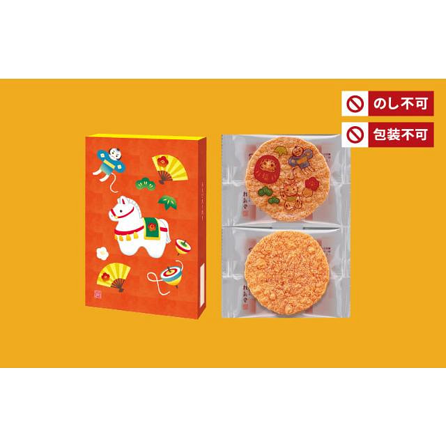 KEISHINDO Year of the Horse Red Shrimp Chips 6pcs 1 each