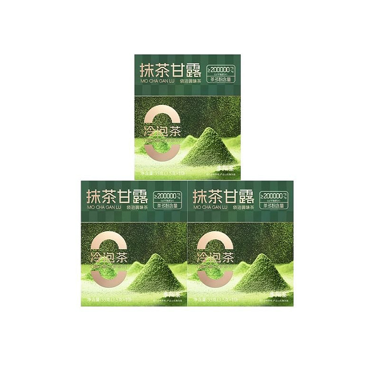 3 盒抹茶蜜35g(3.5gx10pcs)