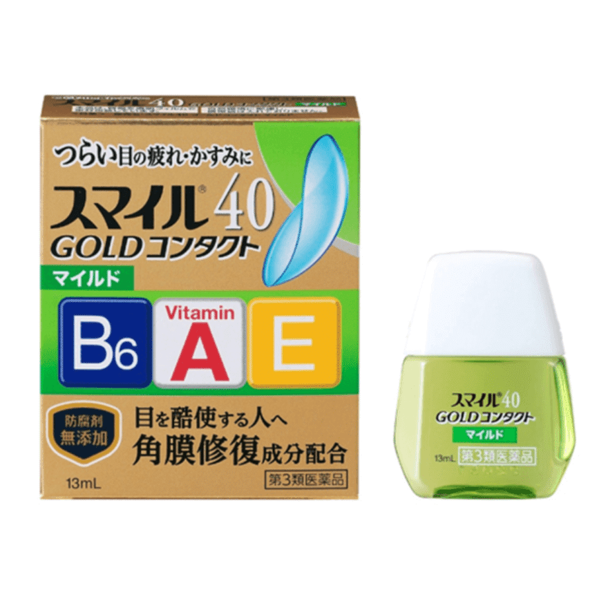 Lion smile40 gold contact lens eye drops mild 13ml 1 each