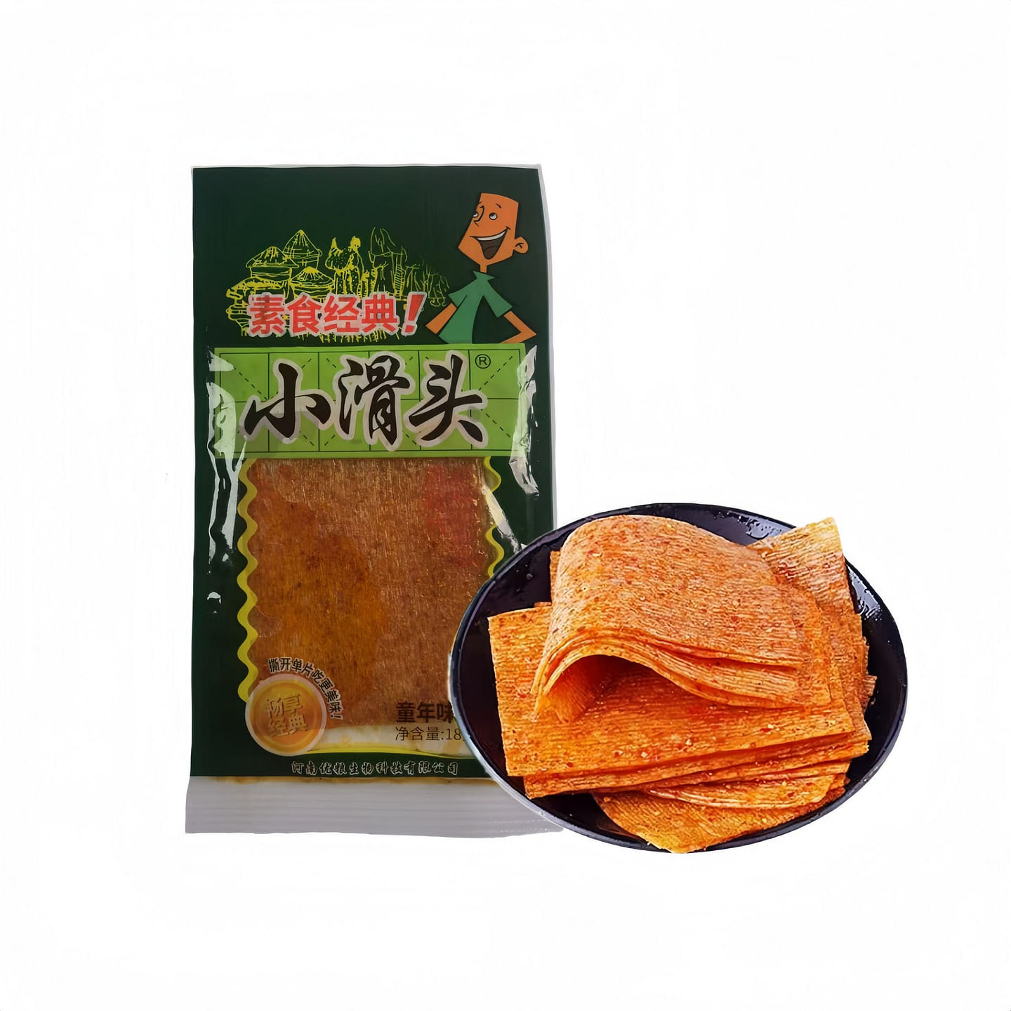 Small smooth thin spicy slices 18g * 10 packs 180 g