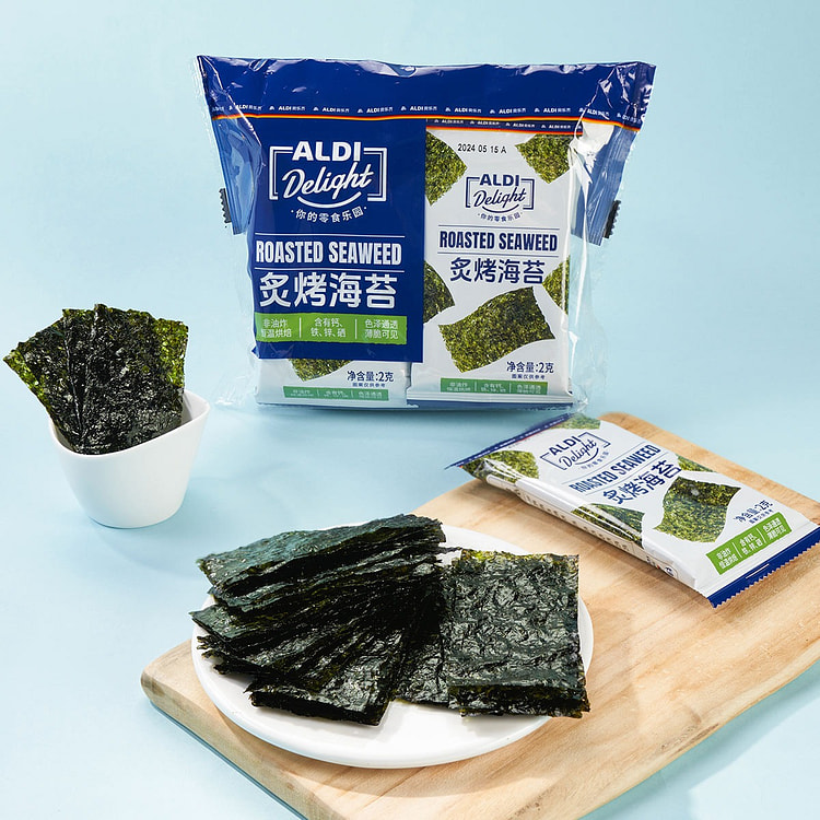 Aldi Delight 炙烤海苔原味2g*8包
