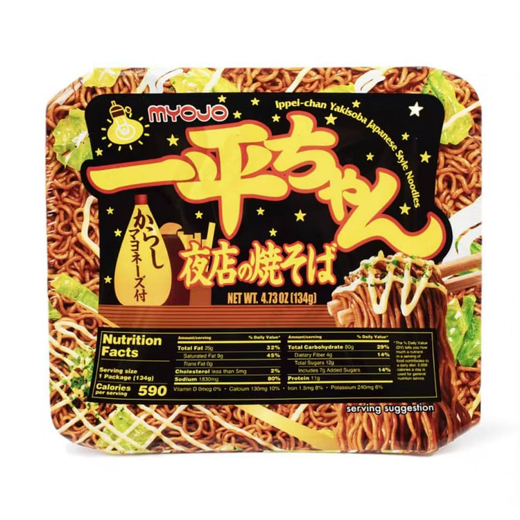 日本MYOJO明星 一平酱夜店炒面 芥末蛋黄酱味1 1 份