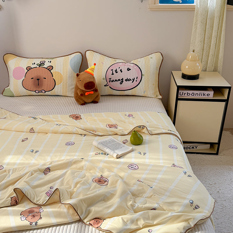 Cooling Quilt Gapy Party 4Pcs Set Twin Size 2000 กรัม