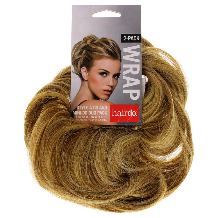 Style-a-do と Mini-do デュオパック - R25 ジンジャーブロンド by Hairdo for Women - ヘアラップ 2 個