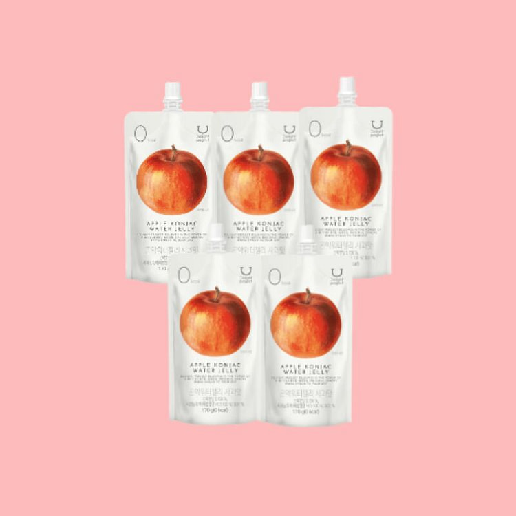 Oliveyoung 0kcal苹果味魔芋果冻