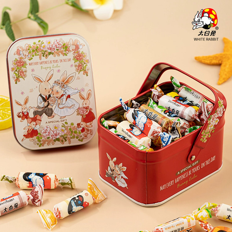 White Rabbit Milk Candy Gift Box 114g * 1 Box Love