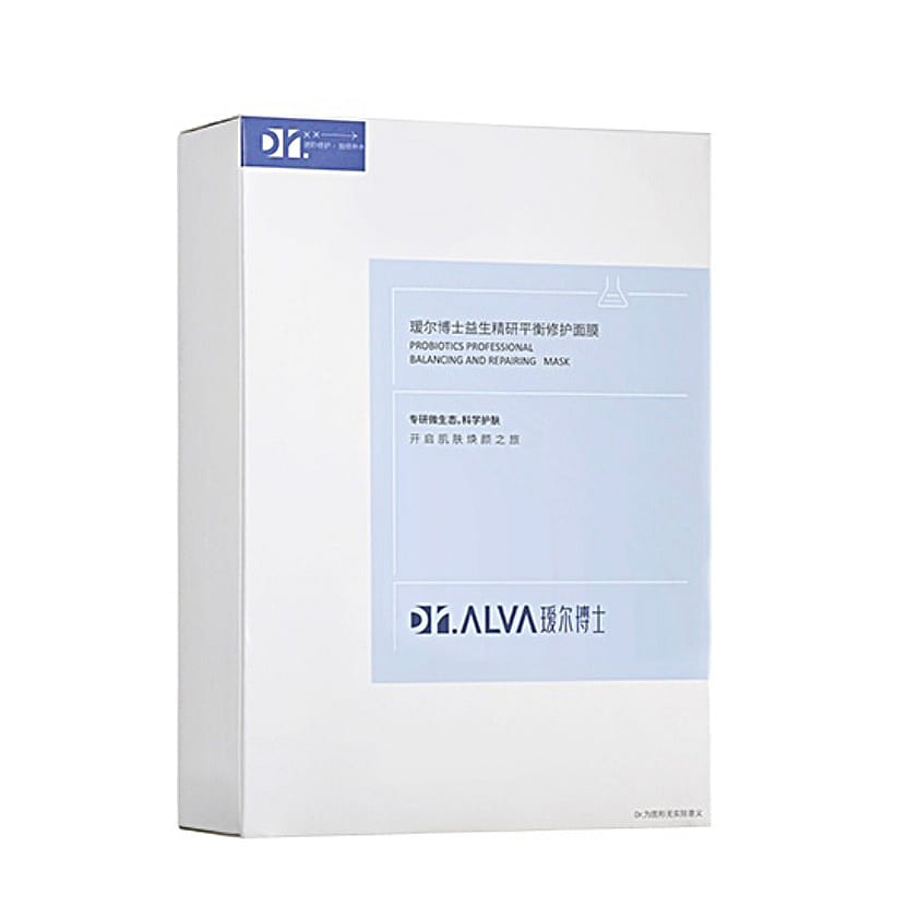Dr. Alva Probiotic Centella Repair Facial Mask*10p 1 box