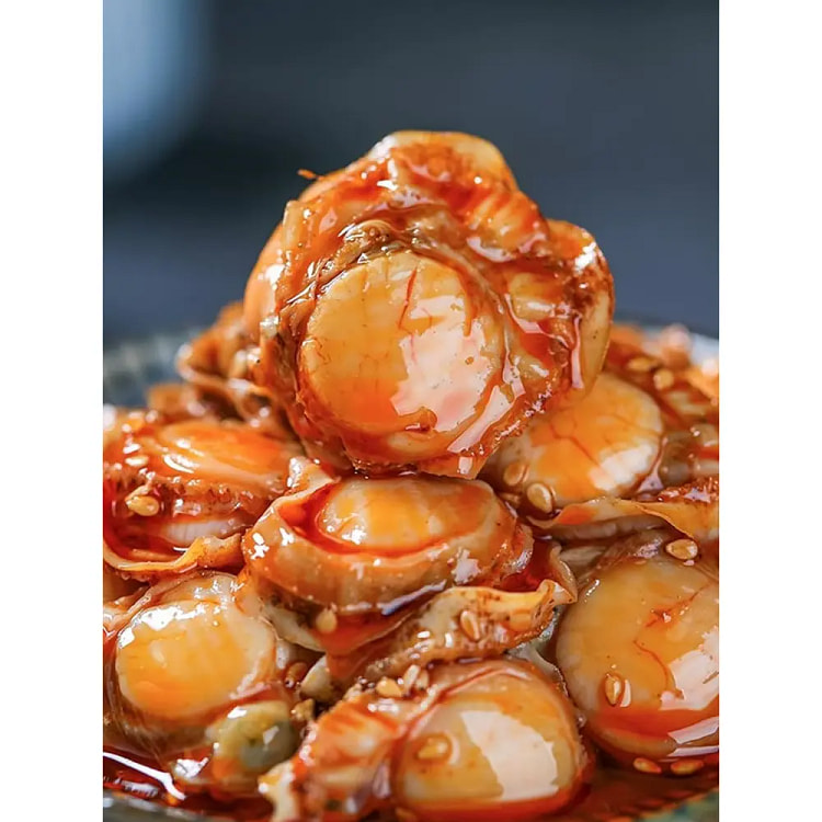 醉语阁香辣蒜蓉扇贝8g*2包 16 克